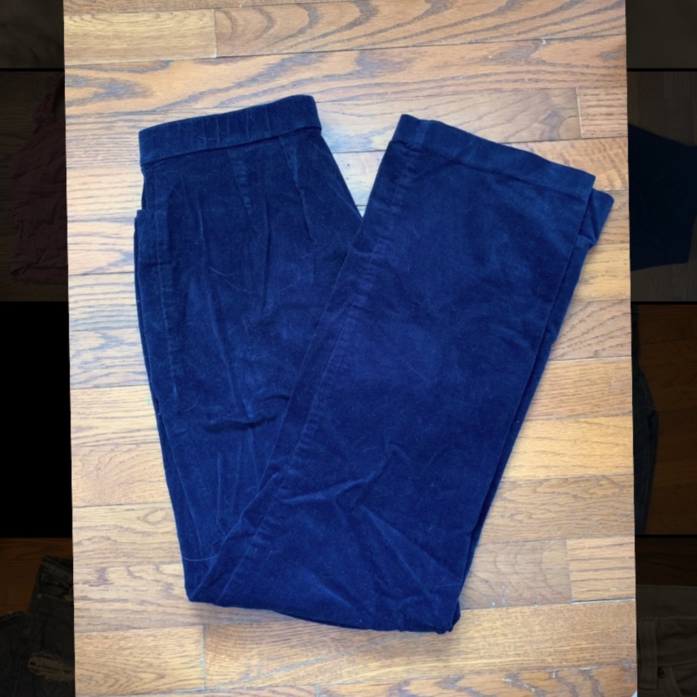 Northern reflections, corduroy, straight leg pants.